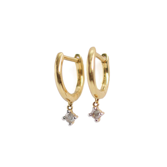 Aretes Dangle Diamante