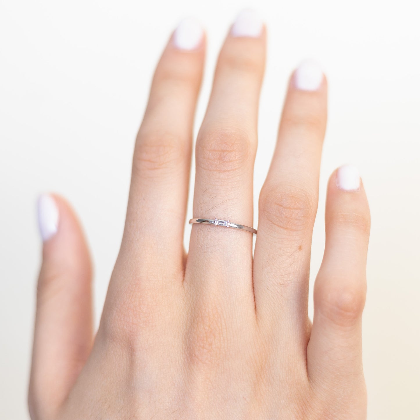 Anillo Diamante Baguette