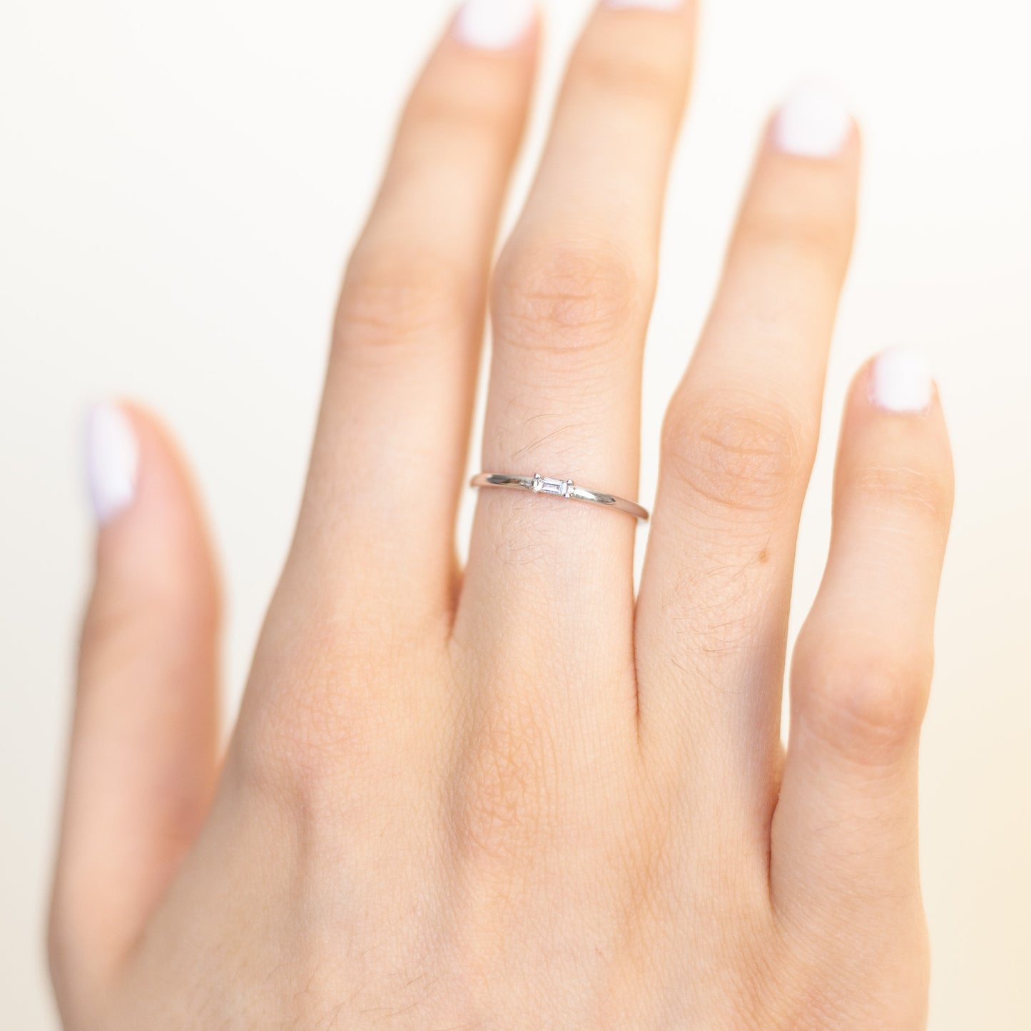 Anillo Diamante Baguette